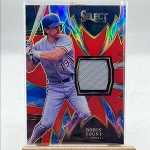Robin Yount Game-Worn Patch